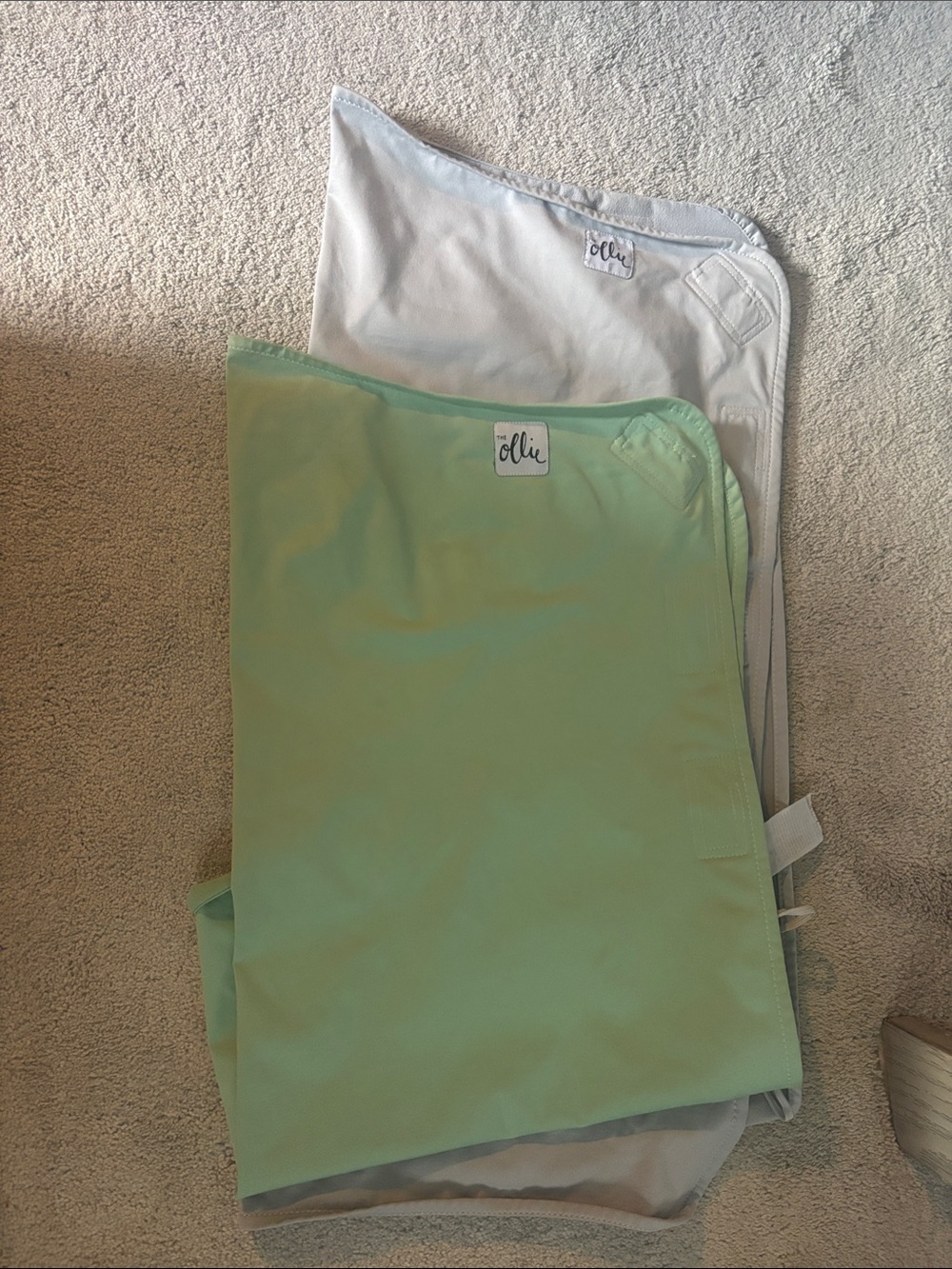 Olli Kids Mint & White Sleep Sack - Soft Cotton